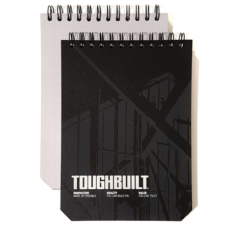 TOUGHBUILT Grid Notebooks (Large), PK2 TB-56-L-2